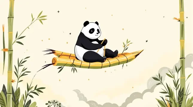 会飞的竹筏 - 伊人影视 影片封面